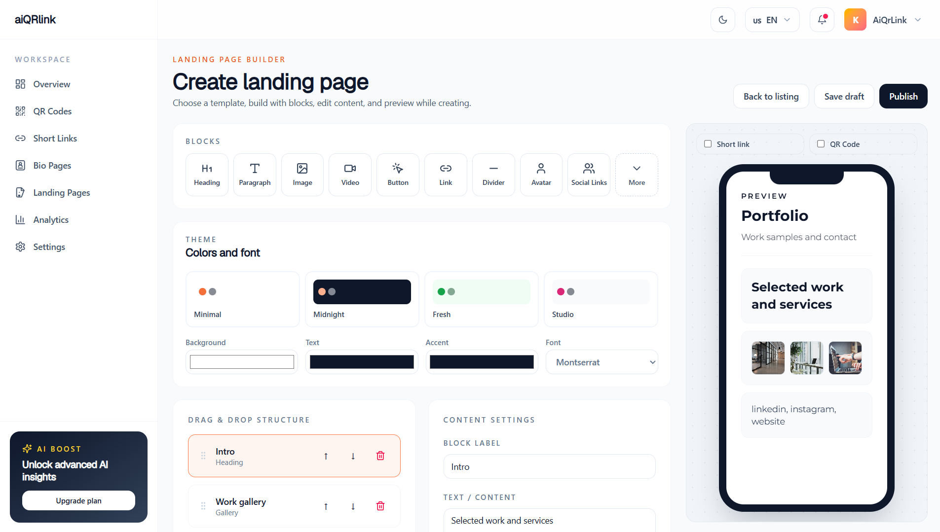 Landing Page Builder